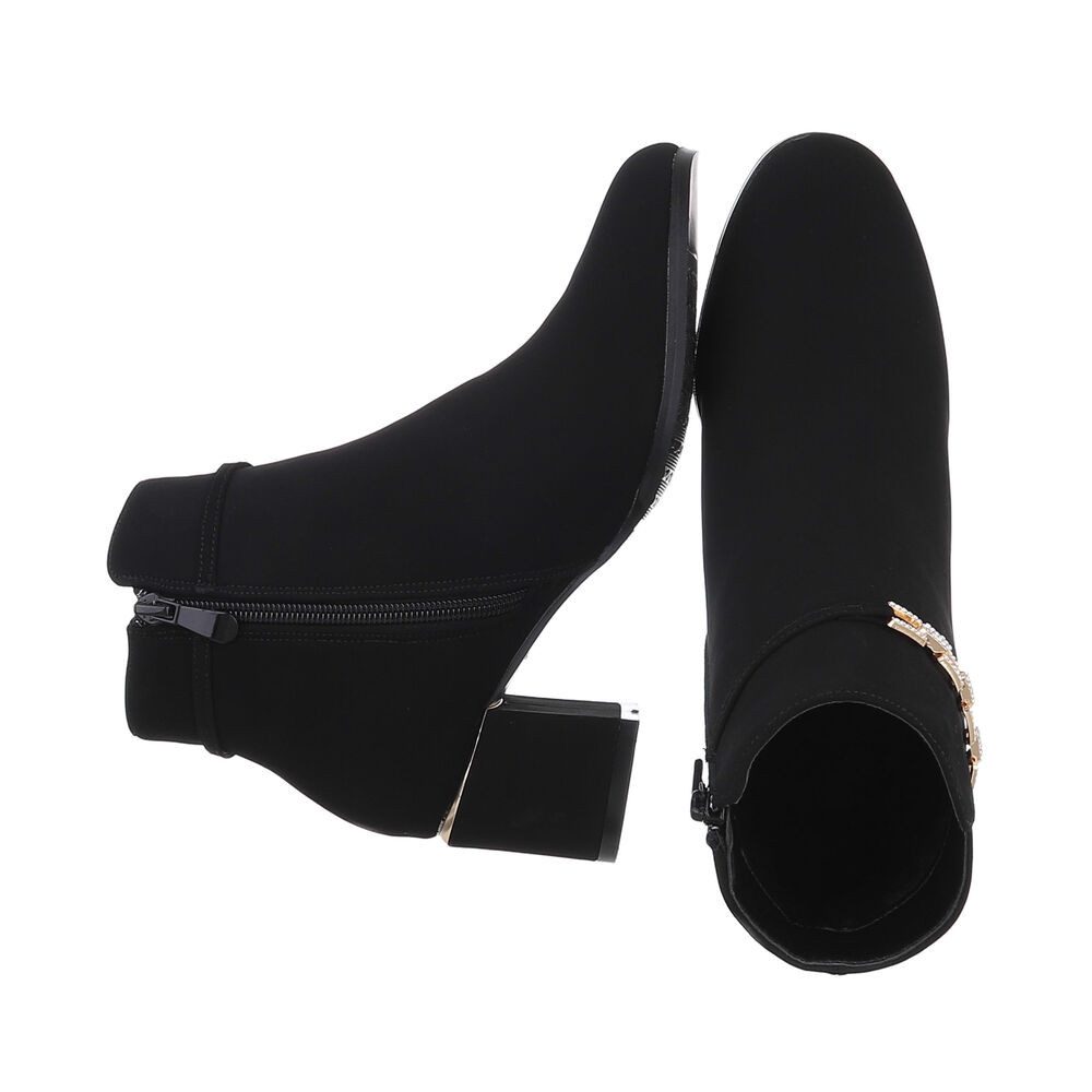 Ital-Design Damen Elegant Stiefelette (87108733) Blockabsatz günstig online kaufen