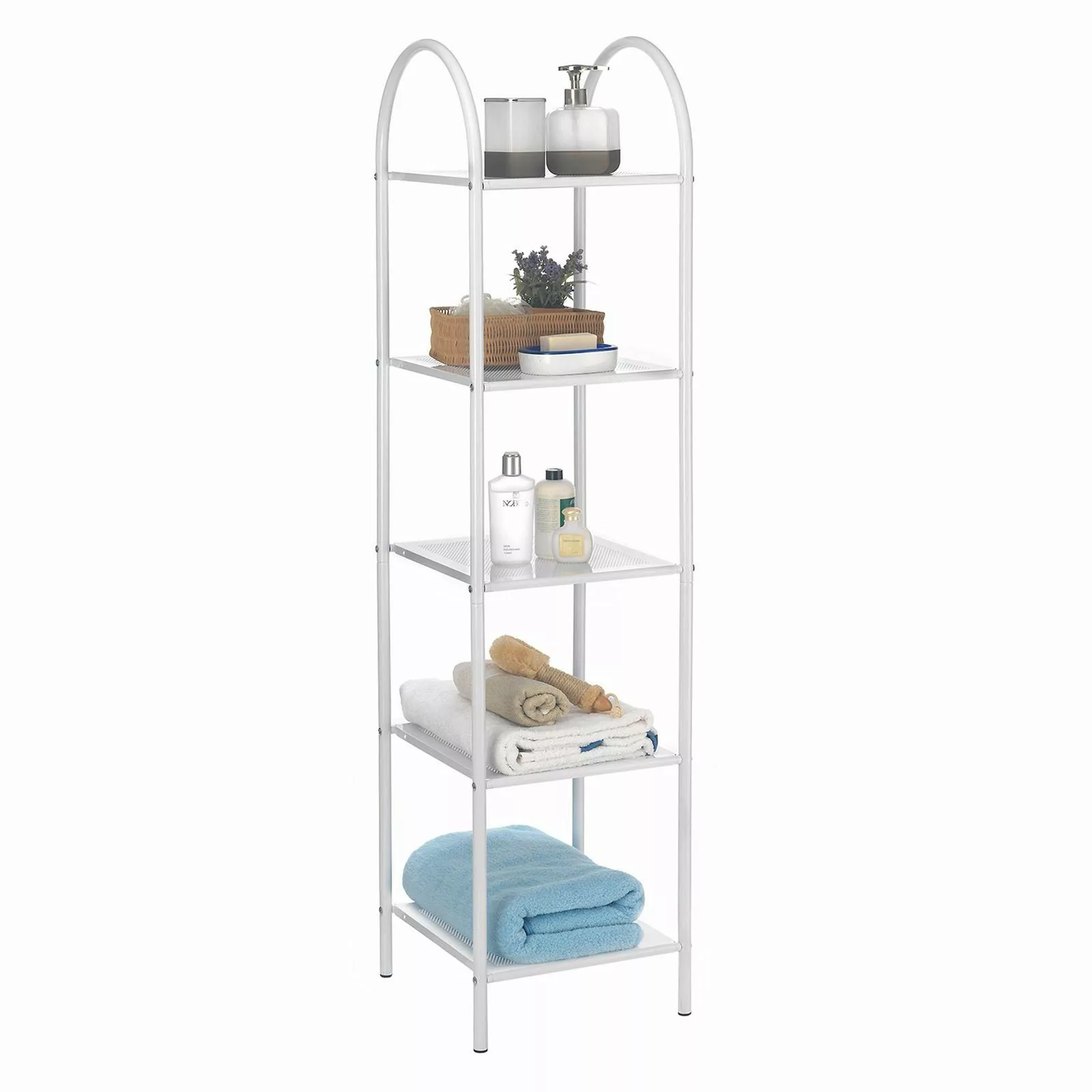 CARO-Möbel Standregal MADURAI, Badregal Badezimmerregal Handtuchregal günstig online kaufen