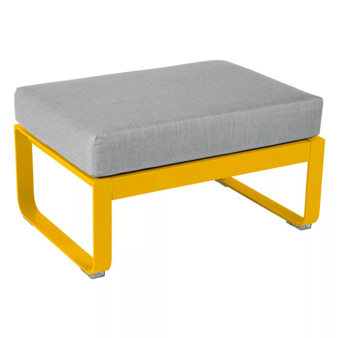 Bellevie 1-Sitzer Hocker C6 Honig 79 Flanellgrau günstig online kaufen