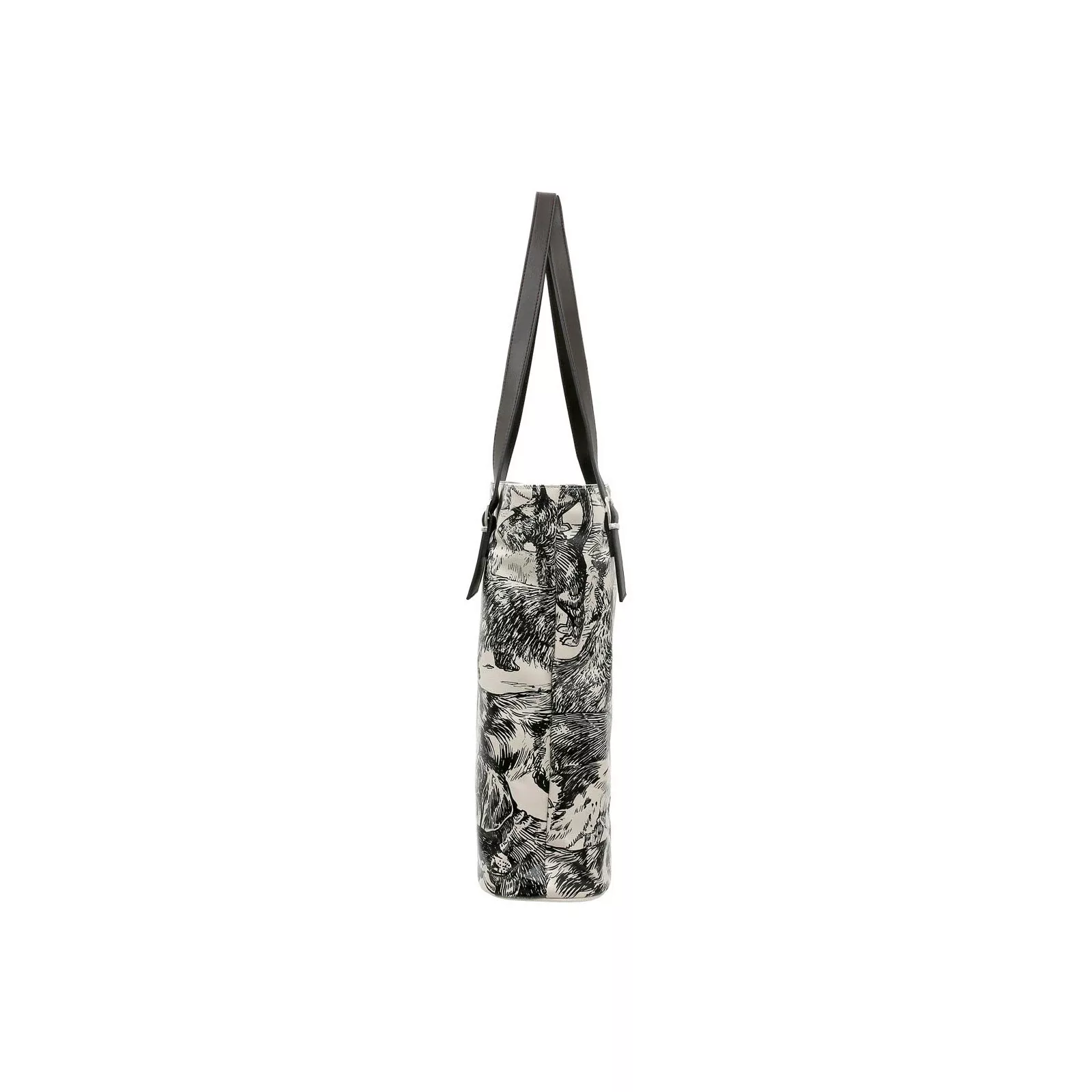 DOGO Umhängetasche "Damen Tall Bag The Life of Dogs Vegan Damen Handtaschen günstig online kaufen