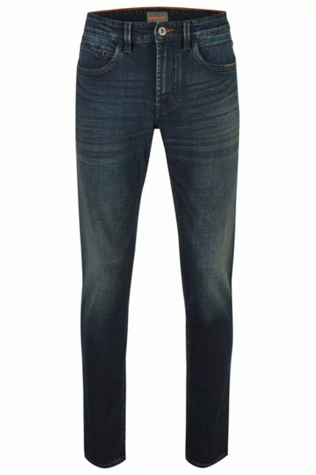 Hattric Slim-fit-Jeans Hattric Herren 5-Pocket-Hose Harris Cross-Hatch günstig online kaufen