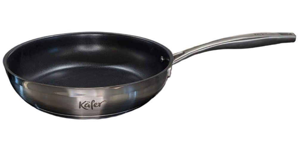 Käfer Bratpfanne »Käfer Edelstahlpfanne«, Edelstahl 18/10, (1 tlg.), Edelst günstig online kaufen