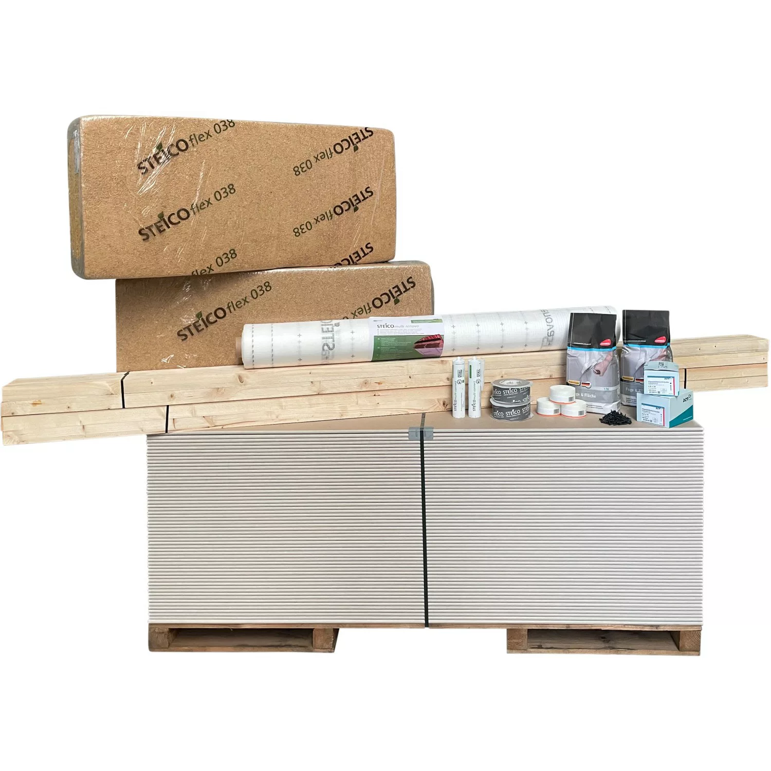 Steico Dachausbau-Komplettpaket Premium Holzfaser Öko 100 mm günstig online kaufen