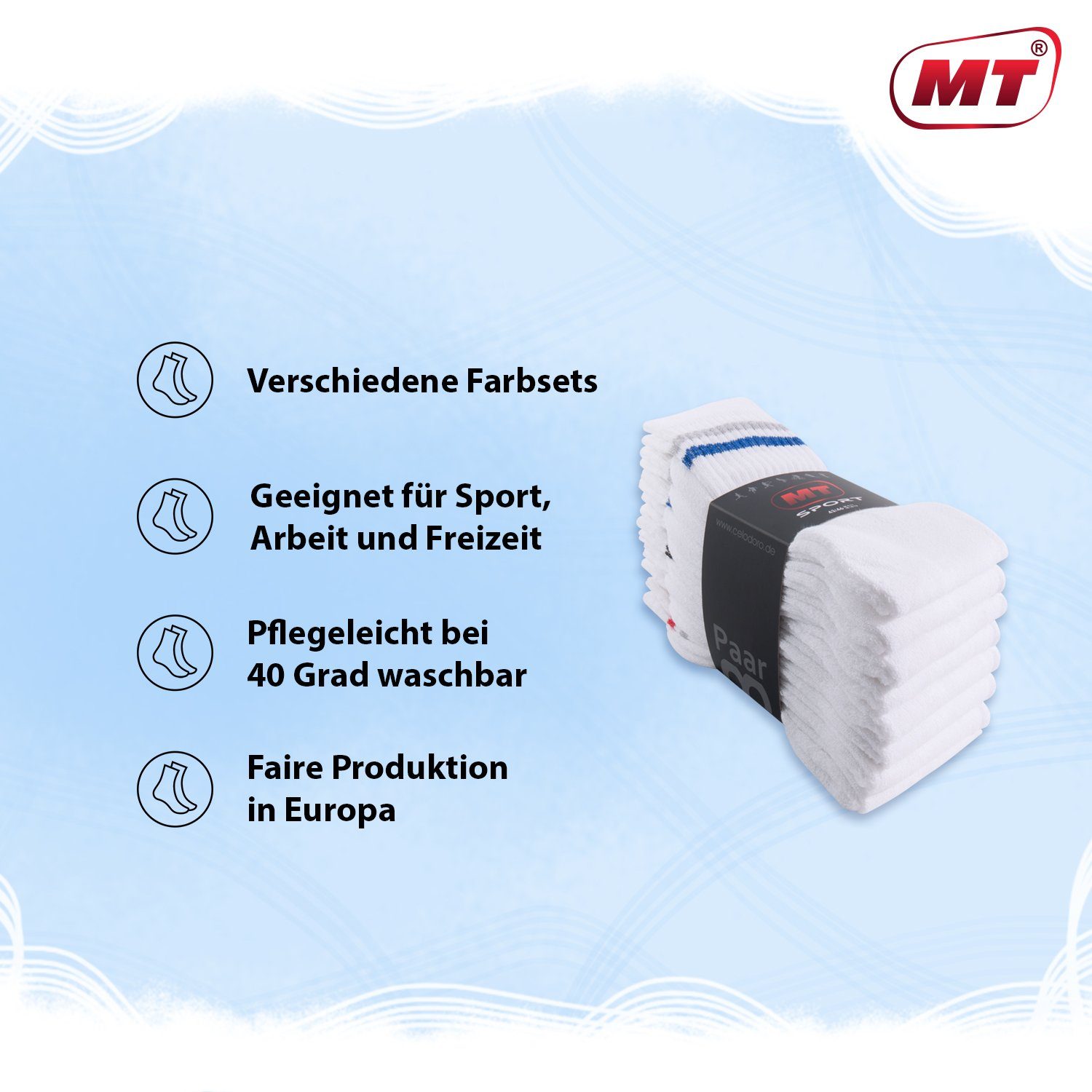 MT Tennissocken 8 Paar, 16 Paar günstig online kaufen