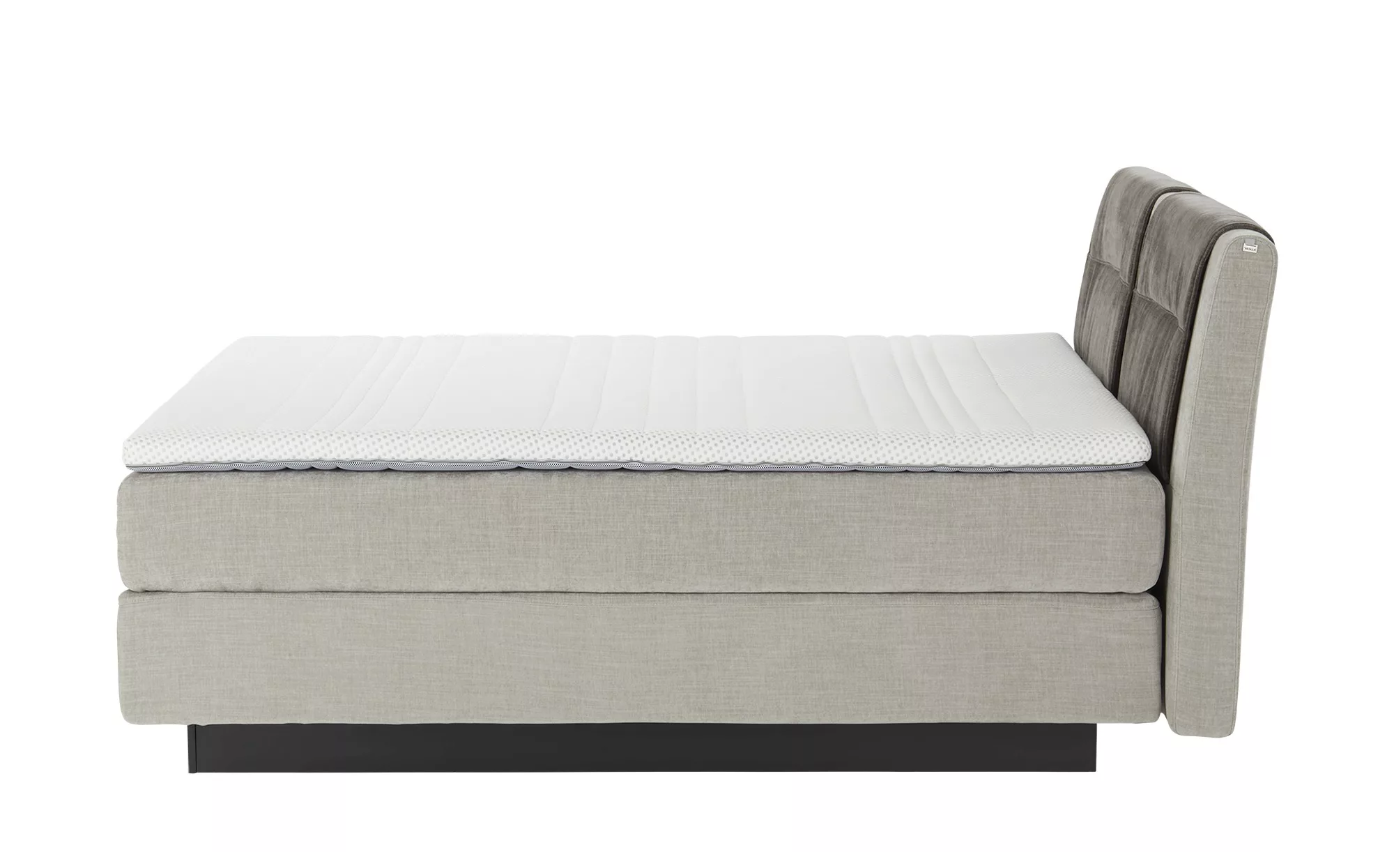 Hukla Boxspringbett  Dacapo ¦ grau ¦ Maße (cm): B: 198 H: 112 Betten > Komf günstig online kaufen