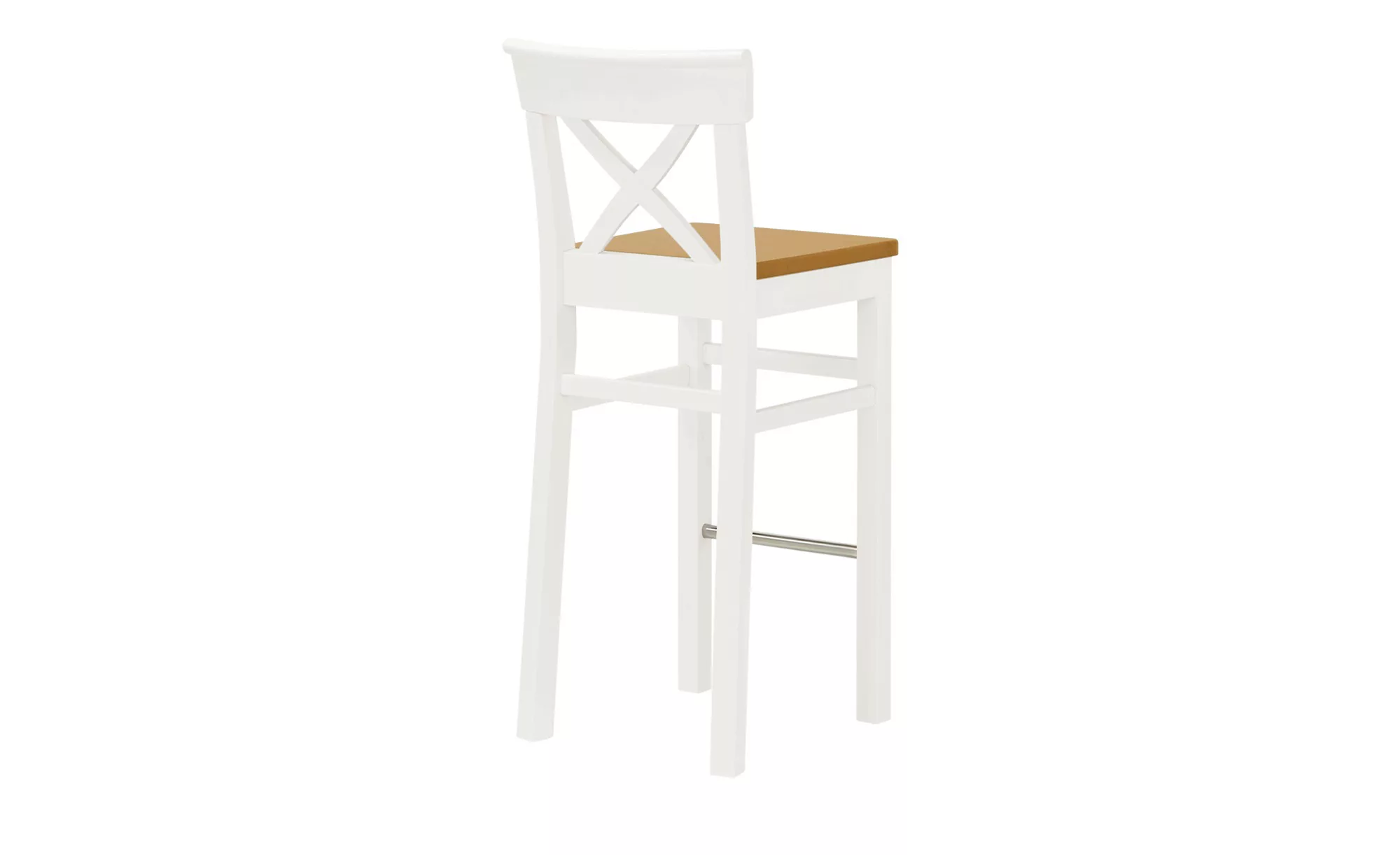 maison bleue Barstuhl  Florian ¦ weiß ¦ Maße (cm): B: 43,5 H: 106 T: 44.0 P günstig online kaufen