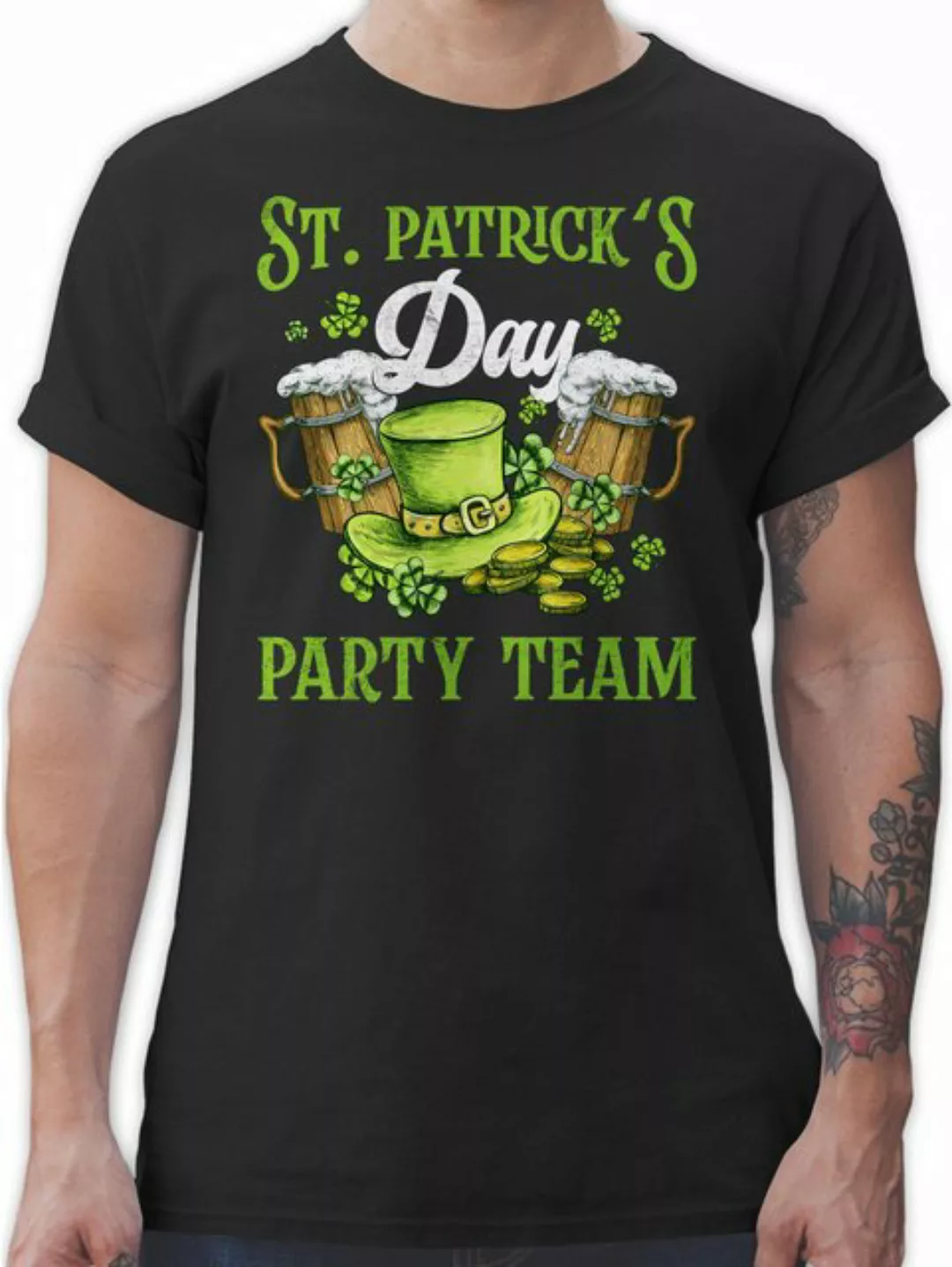 Shirtracer T-Shirt St Patricks Day Kostüm Team Party Irland Irish St. Patri günstig online kaufen