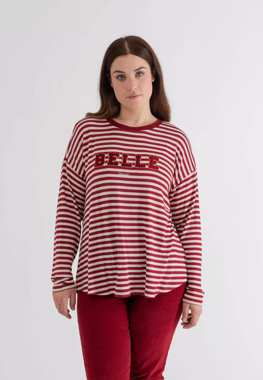 October Langarmshirt, mit tollem Streifen-Muster günstig online kaufen