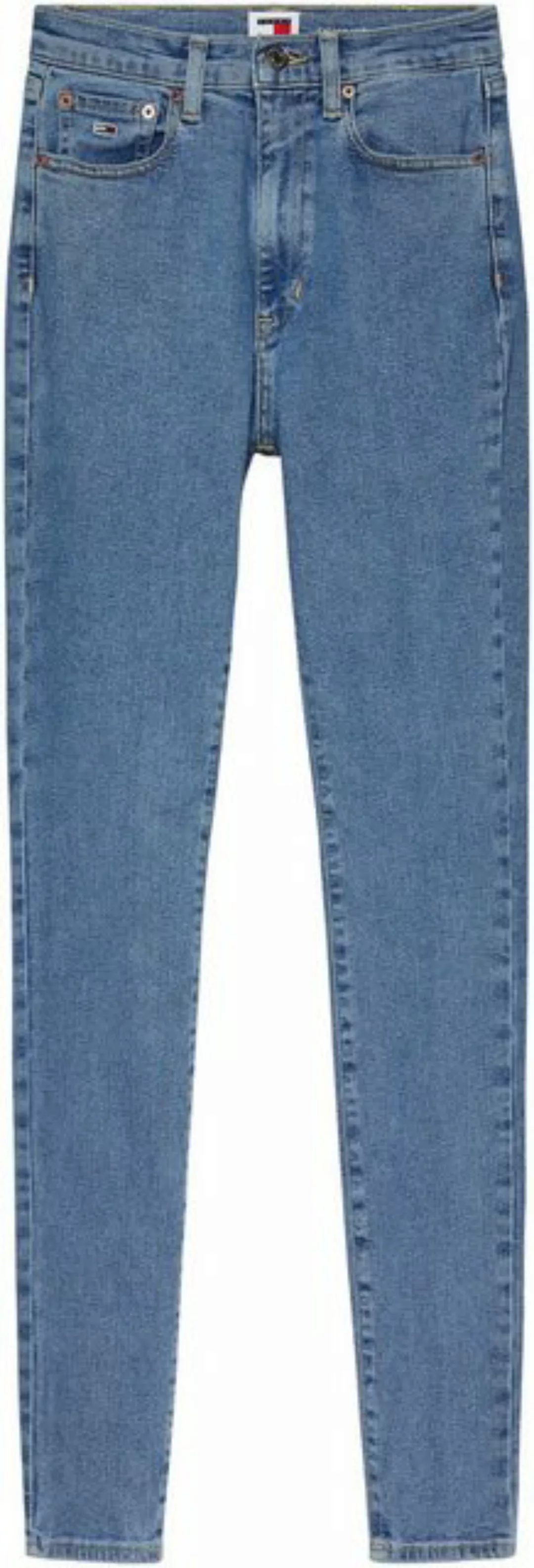 Tommy Jeans Bequeme Jeans Sylvia Skinny Slim Jeans Hohe Leibhöhe mit Lederm günstig online kaufen