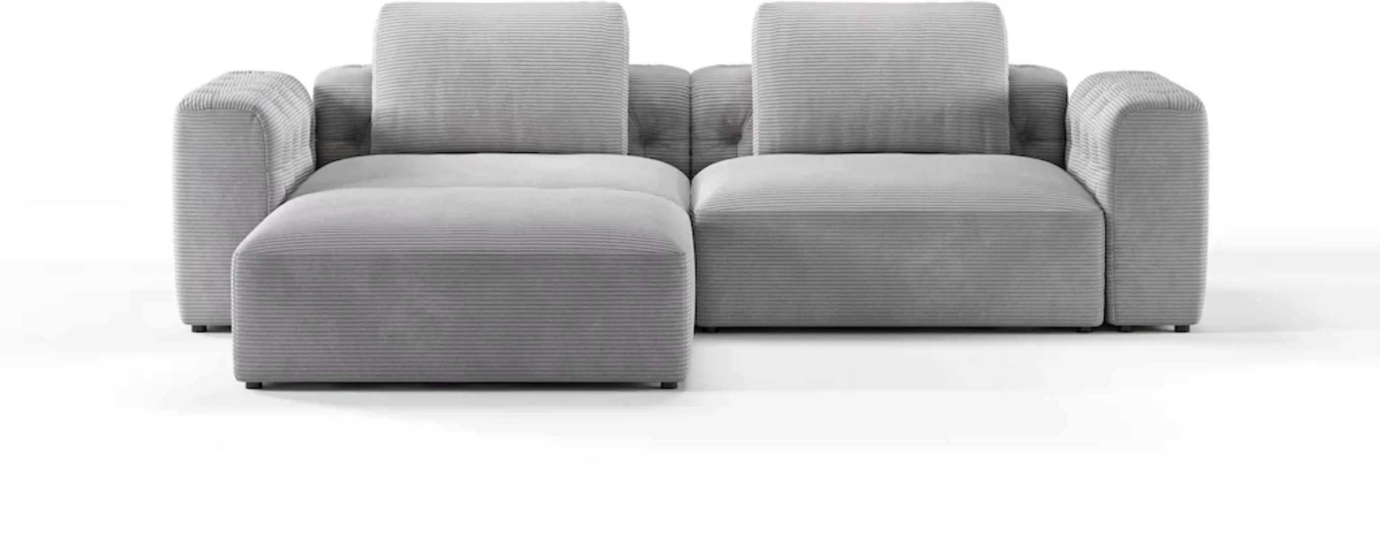 RAUM.ID Ecksofa »Cushid L-Form«, Modulset, bestehend aus 3 Teilen günstig online kaufen