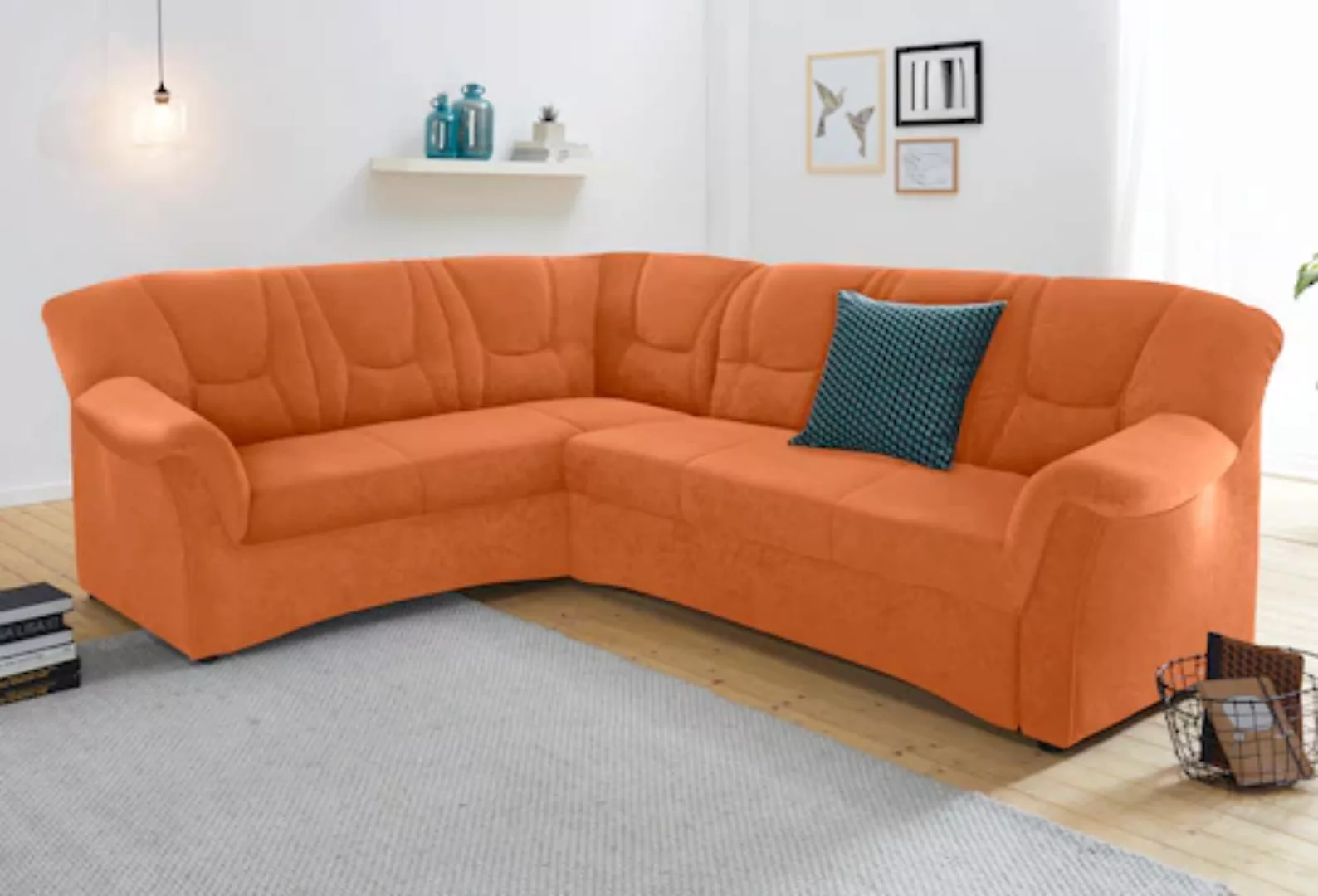 DOMO collection Ecksofa Sarafina L-Form, wahlweise mit Bettfunktion, option günstig online kaufen