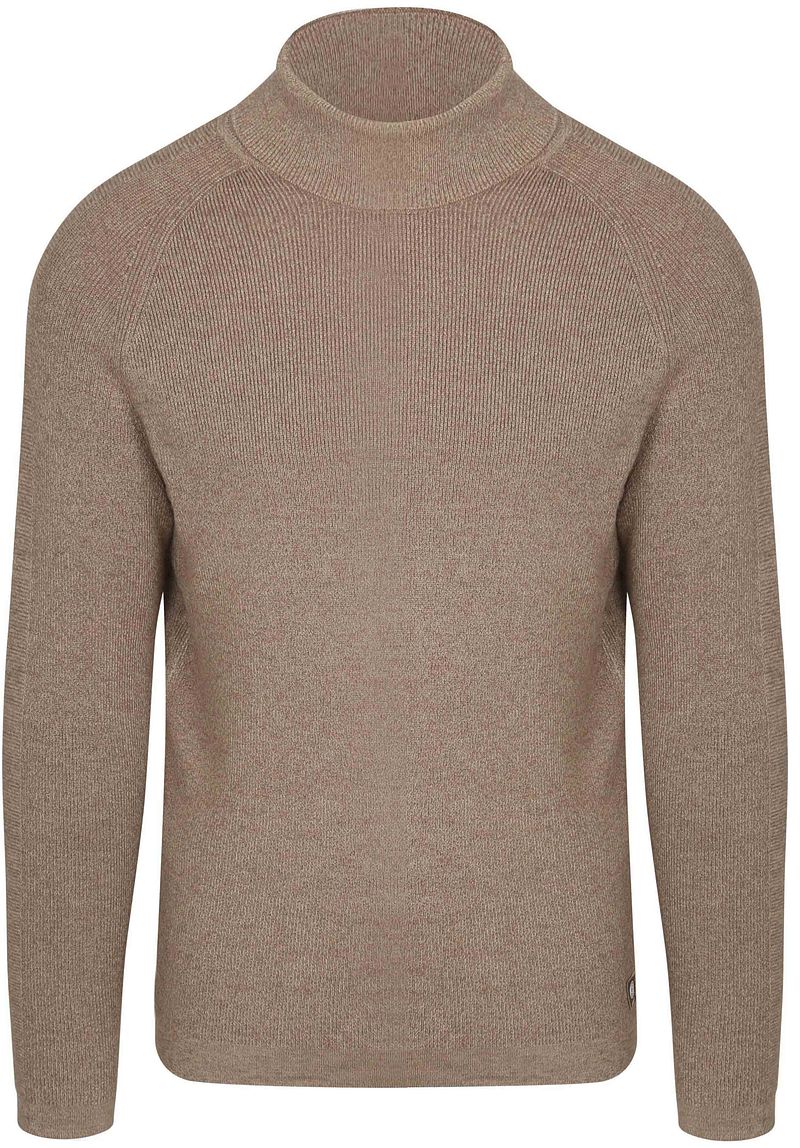 Blue Industry Rollkragenpullover Melange Beige - Größe XL günstig online kaufen