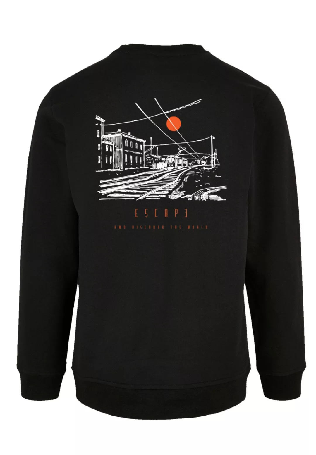 F4NT4STIC Sweatshirt "Escape Discover the World Town Train Station", Premiu günstig online kaufen