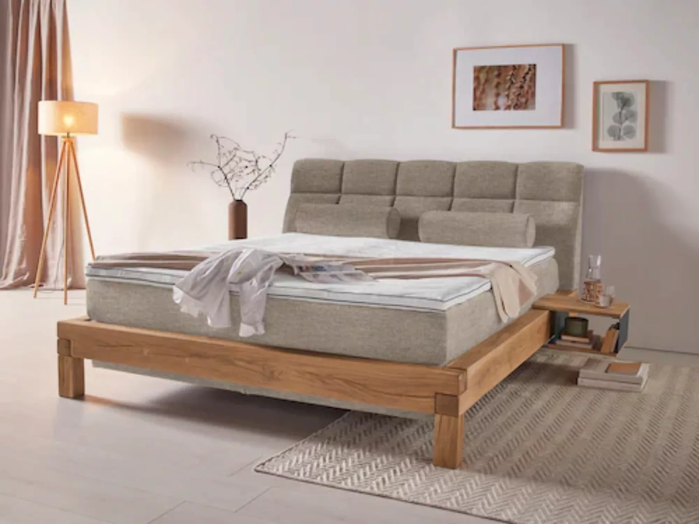 Home affaire Boxspringbett "Villads", Liegefläche: 180/200 cm, Inside-Boxsp günstig online kaufen