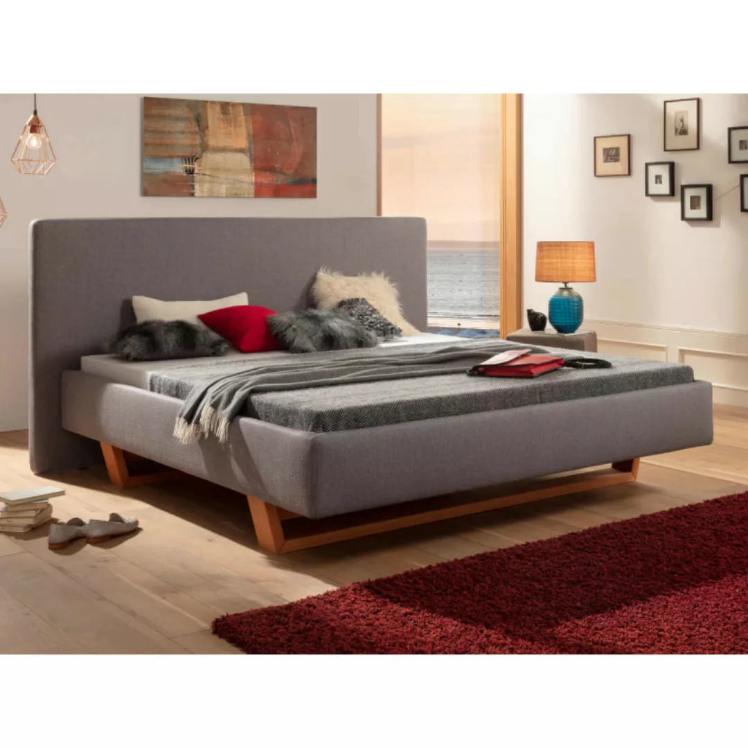 metallfreies Bio Boxspringbett Valka, 200x180cm, aus natürlichen Materialie günstig online kaufen