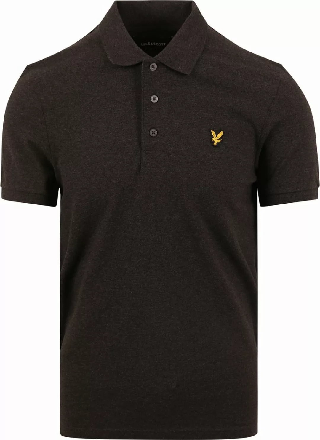 Lyle and Scott Poloshirt Charcoal - Größe M günstig online kaufen