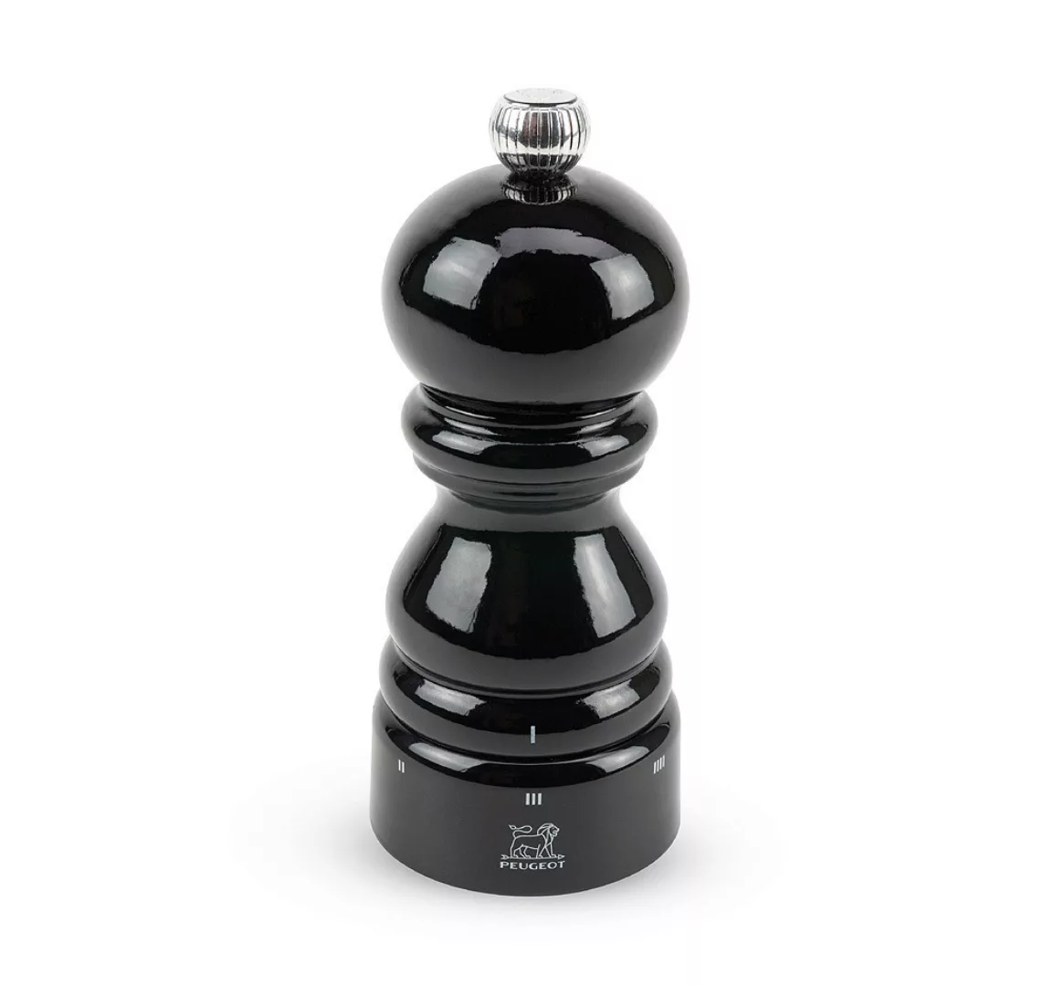 Peugeot Paris Salzmühle Holz Schwarz Lackiert U-Select 12cm günstig online kaufen