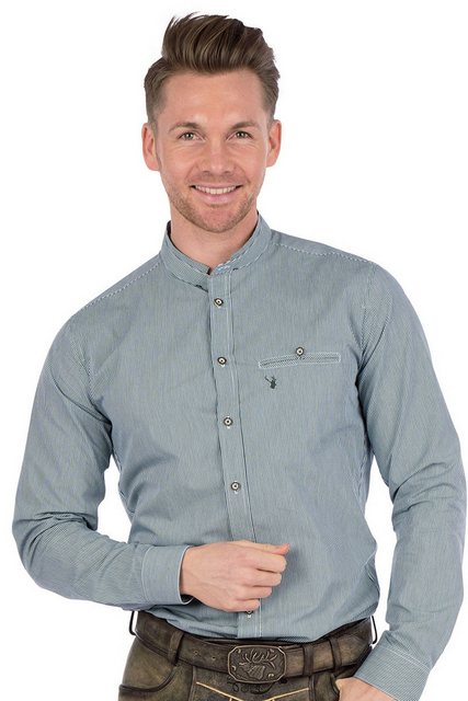 Spieth & Wensky Trachtenhemd Trachtenhemd - ALEXANDER - dunkelblau, dunkelr günstig online kaufen
