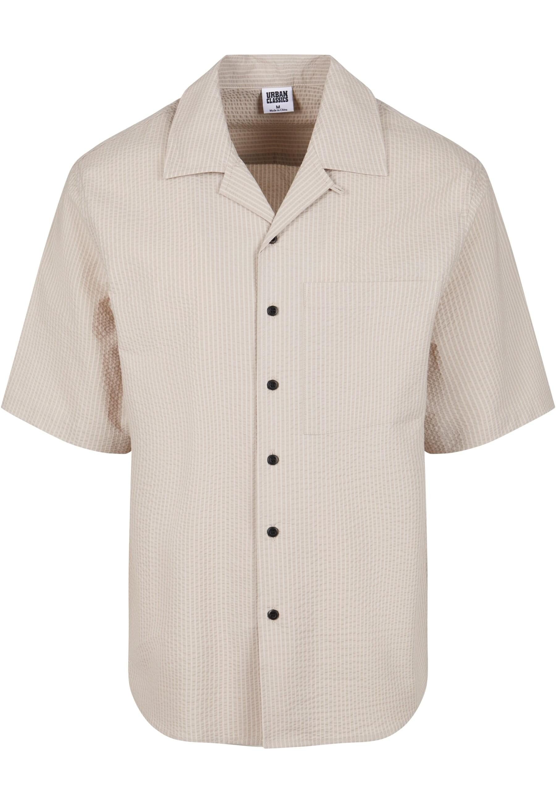 URBAN CLASSICS Langarmhemd "Urban Classics Herren Relaxed Seersucker Short günstig online kaufen