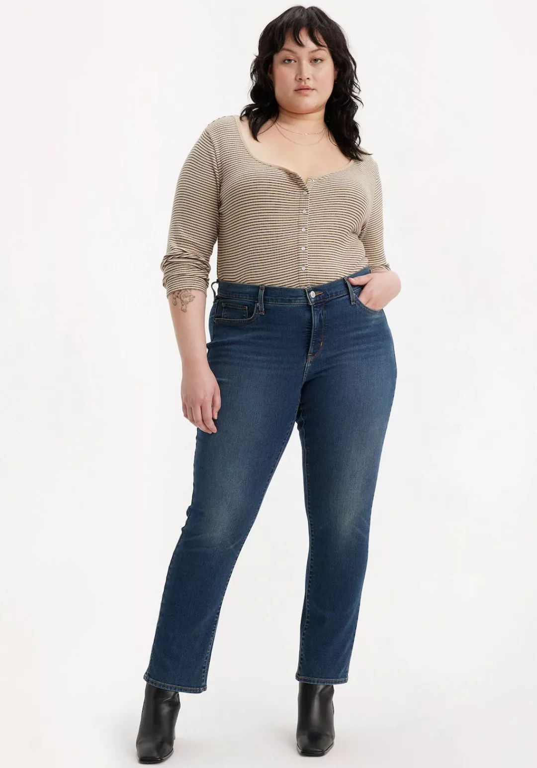 Levis Plus Straight-Jeans "314 Shaping Straight", in Baumwoll-Stretch günstig online kaufen