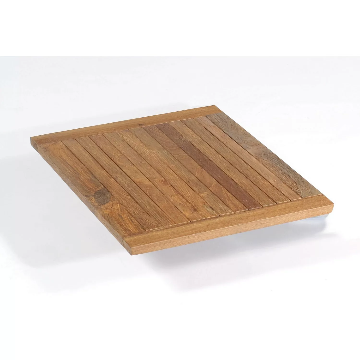 Natur24 Select Tischplatte 90x90 Teak Natur günstig online kaufen