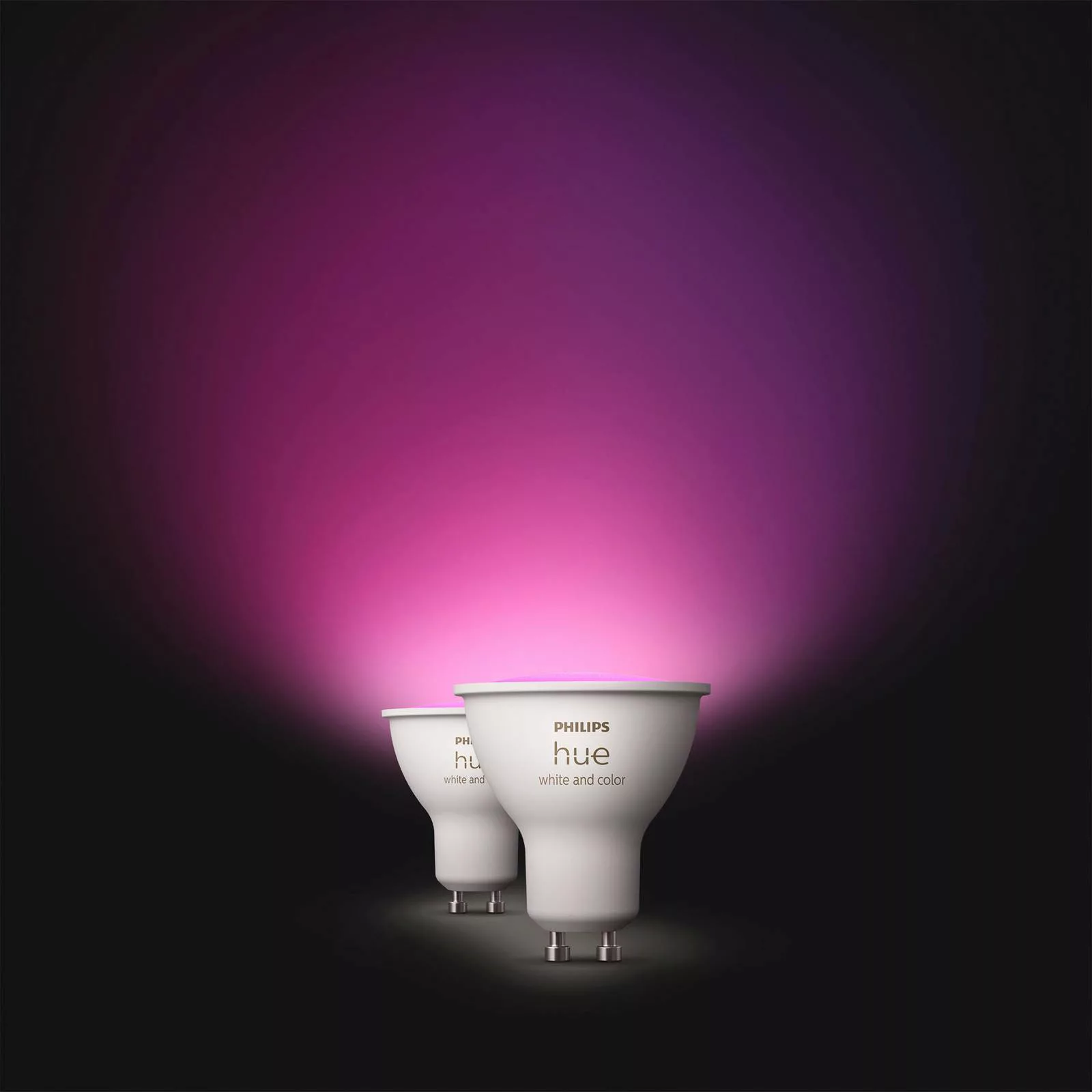 Philips Hue White & Color Ambiance LED GU10 4,2 W, 2er-Pack günstig online kaufen