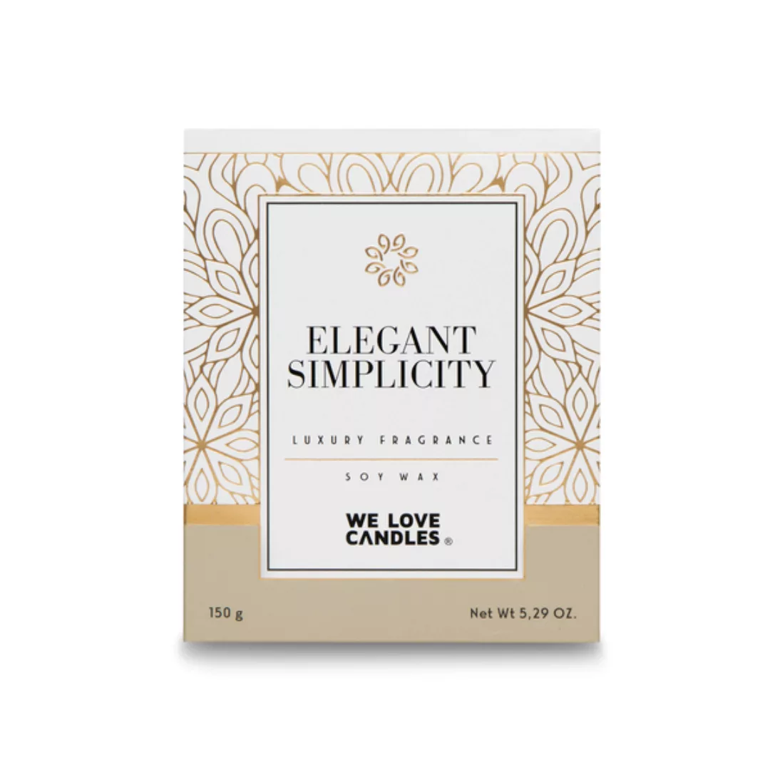 Luxuriöse Duftkerze "Elegant Simplicity" Aus Sojawachs, 100% Vegan günstig online kaufen