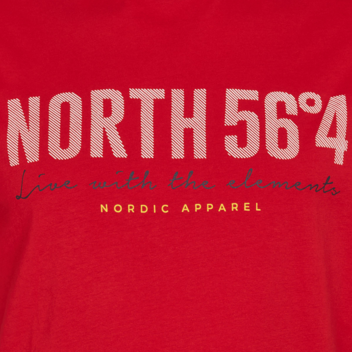 north 56 4 T-Shirt North 56°4 Basic T-Shirt in XXL Größen, rot günstig online kaufen