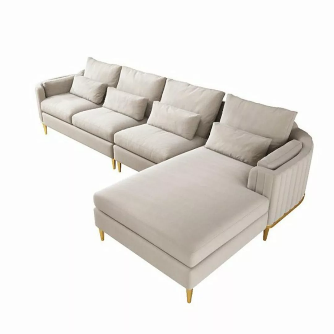 JVmoebel Ecksofa Ecksofa L Form Stoff Couch Wohnlandschaft Garnitur Design günstig online kaufen