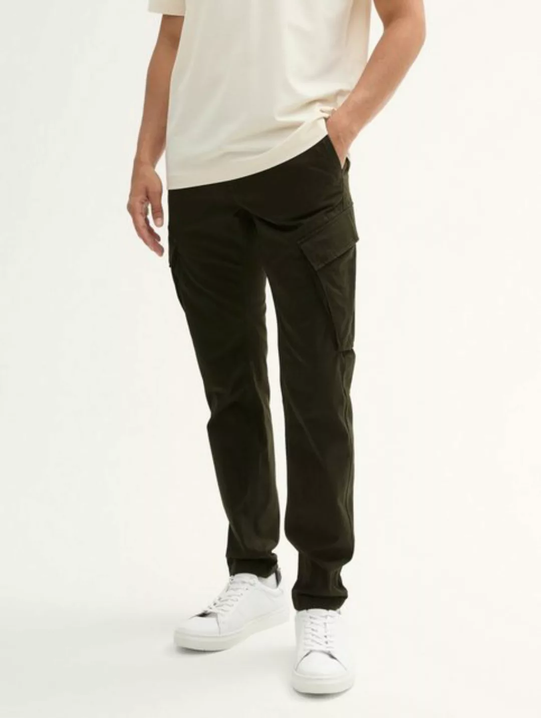 TOM TAILOR Chinohose Weiche Tapered Cargo günstig online kaufen