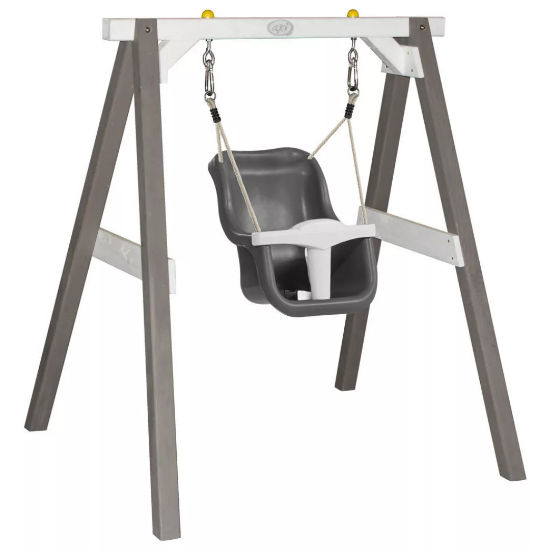 Axi Babyschaukel Grau - Weiß mit Sitz Grau - Weiß 103 x 120 x 134 cm günstig online kaufen