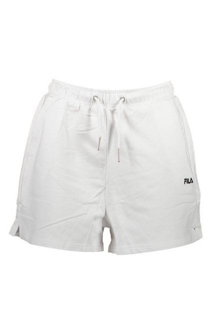 Fila 5-Pocket-Hose Stylische Damen Shorts in Weiß mit Stickerei und elastis günstig online kaufen