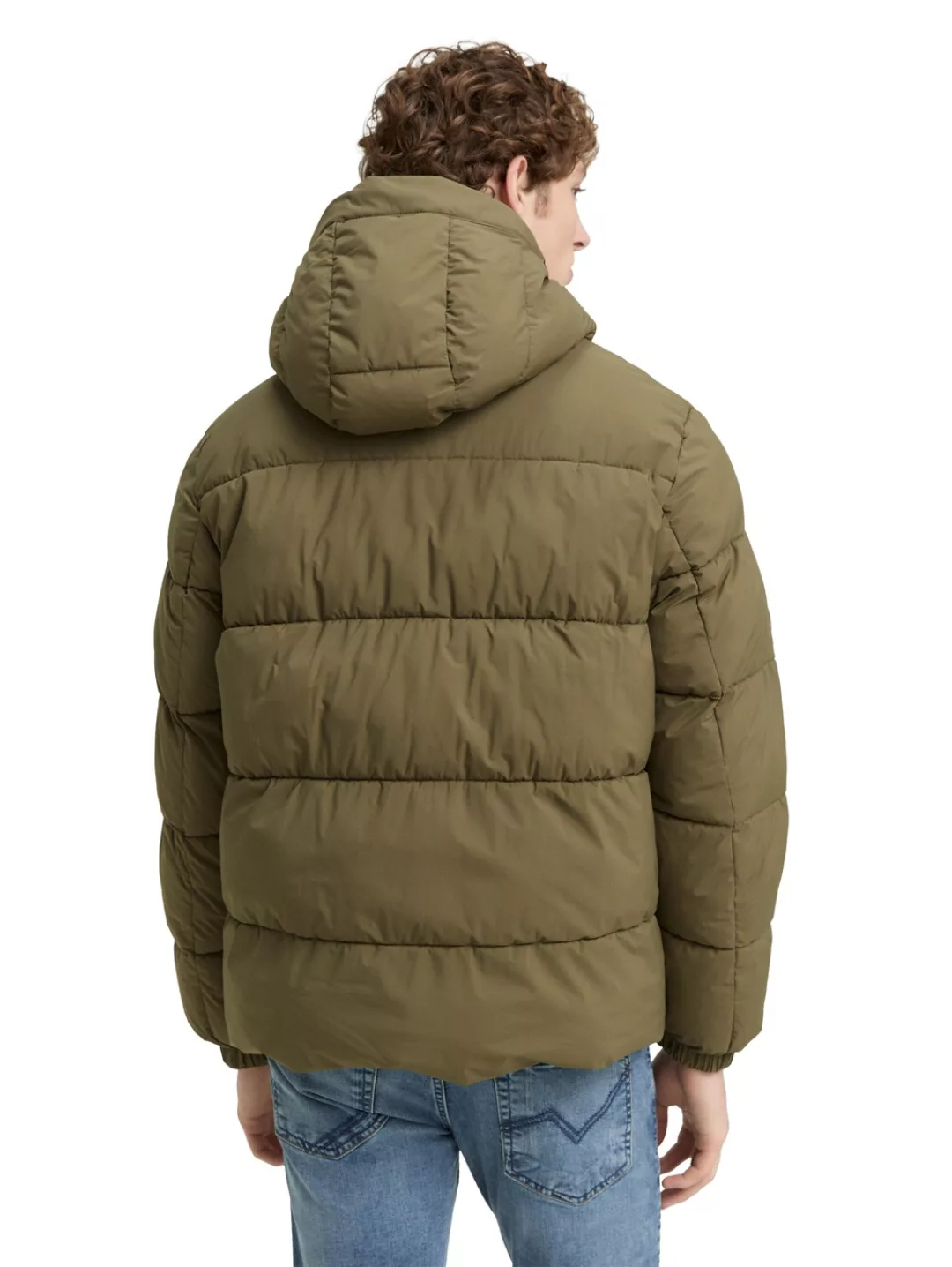 TOM TAILOR Denim Steppjacke, mit Kapuze, mit Kapuze günstig online kaufen