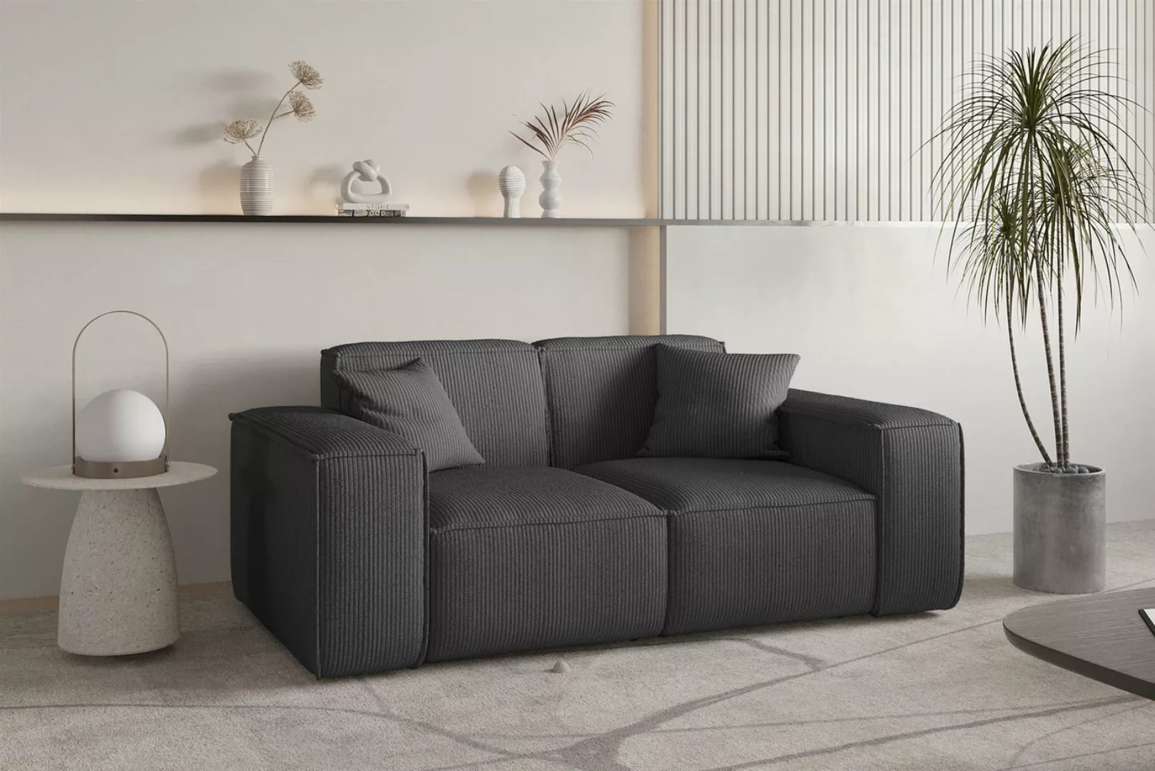 Fun Möbel 2-Sitzer Sofa Designersofa CELES PREMIUM in Stoff Scala, Auch als günstig online kaufen