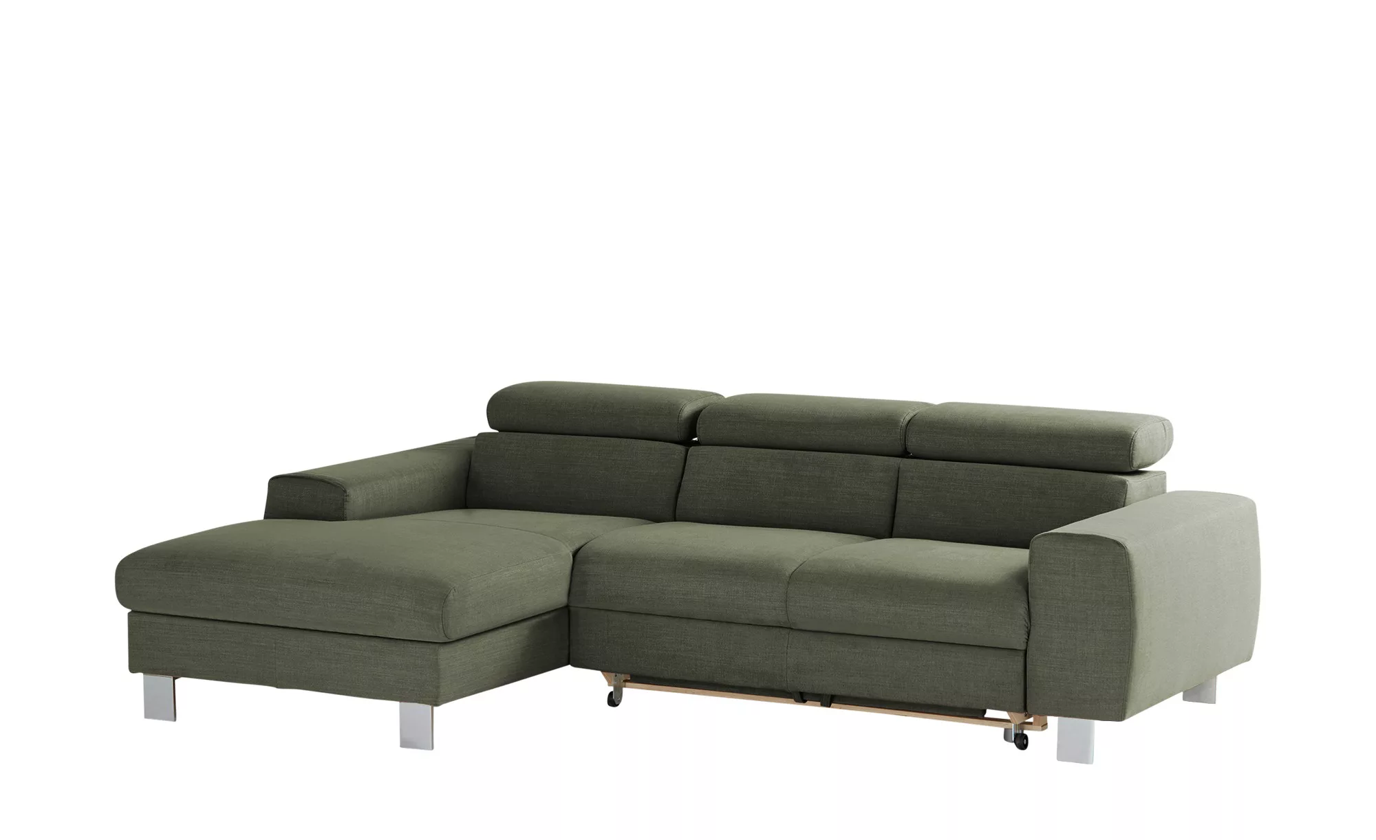 uno Ecksofa  Los Angeles ¦ grün ¦ Maße (cm): B: 244 H: 72 T: 166 Polstermöb günstig online kaufen