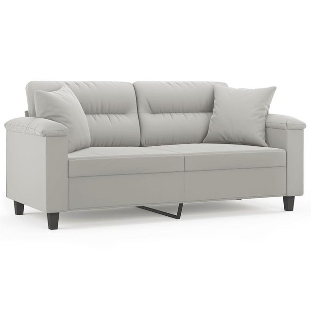 vidaXL Sofa Sofa mit Hocker Stoff verschiedene Farben, 140 cm, 2-Sitzer günstig online kaufen