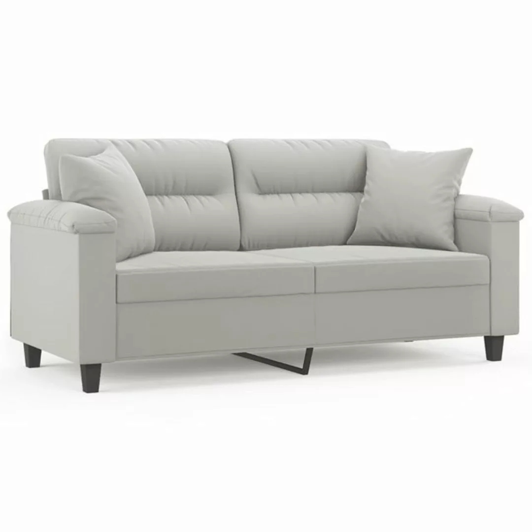 vidaXL Sofa Sofa mit Mikrofasergewebe Stoff verschiedene Farben, 140 cm, 2- günstig online kaufen