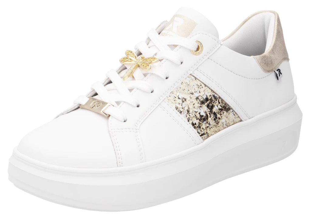 Rieker EVOLUTION Plateausneaker, mit stylischen Metallic-Details, Freizeits günstig online kaufen