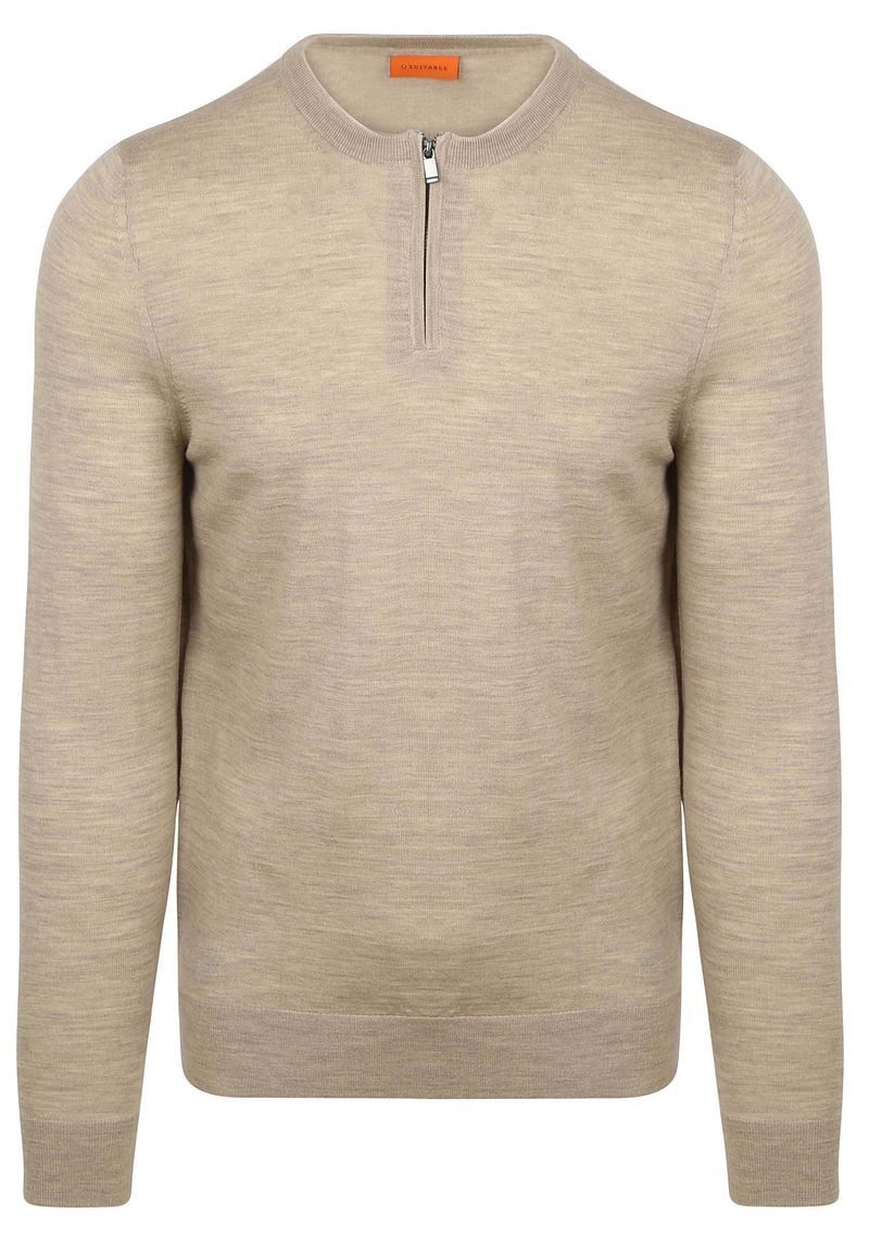 Suitable Crew Zip Merino Sand - Größe M günstig online kaufen