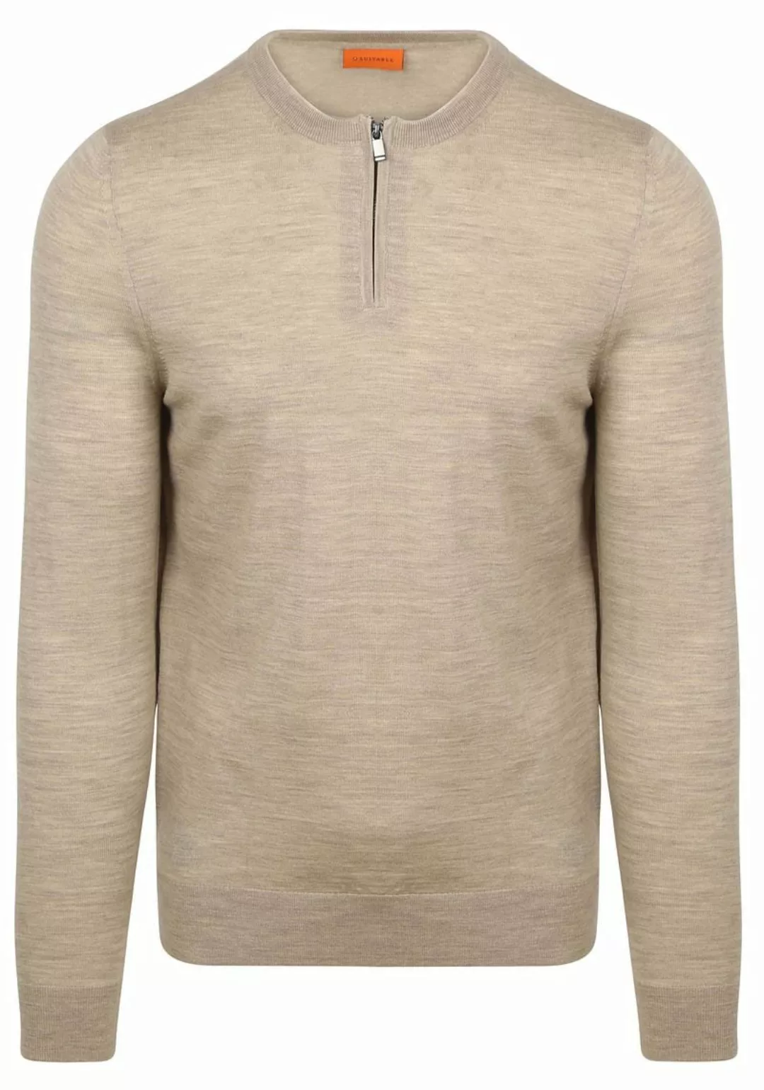 Suitable Crew Zip Merino Sand - Größe M günstig online kaufen