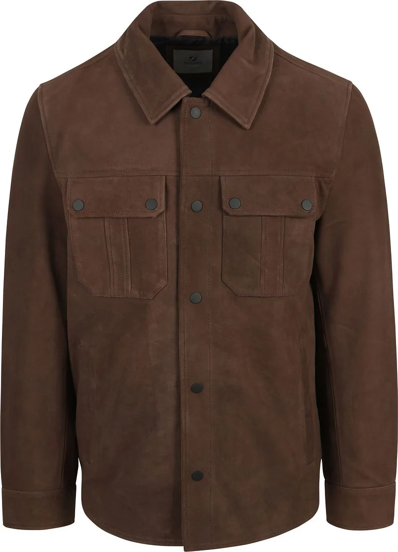 Suitable Jacket Suede Braun - Größe XL günstig online kaufen