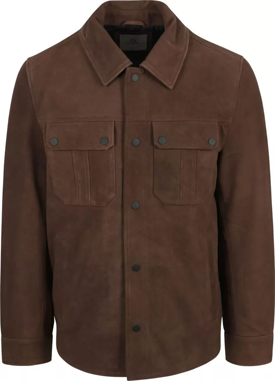 Suitable Jacket Suede Braun - Größe M günstig online kaufen