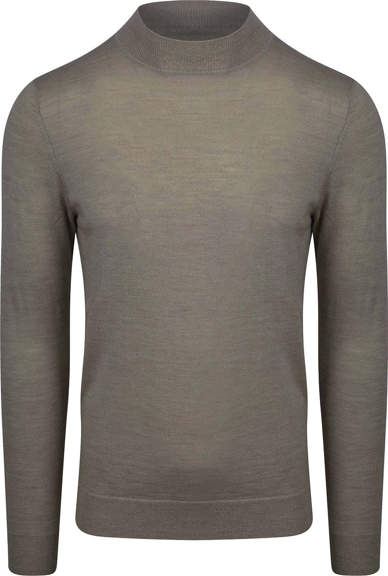 Profuomo Turtleneck Merino Pullover Grün - Größe XL günstig online kaufen