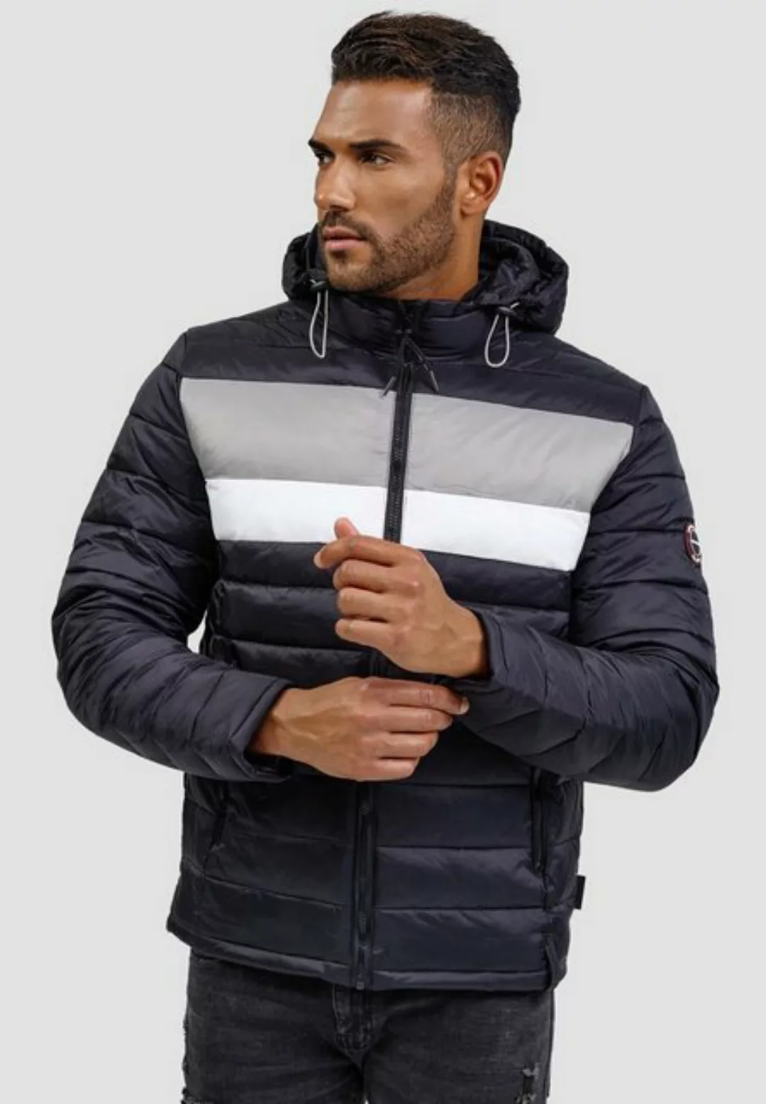 Indicode Winterjacke Hampshire mit elastischen Bündchen günstig online kaufen