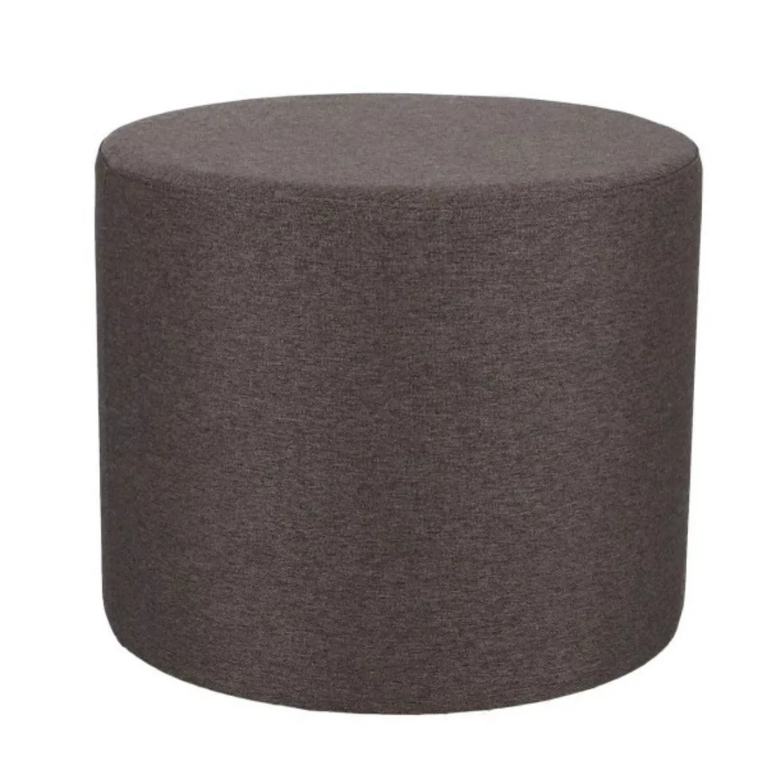 RONDO - Sitzwürfel / Pouf braun H: 42 cm D: 50 cm günstig online kaufen