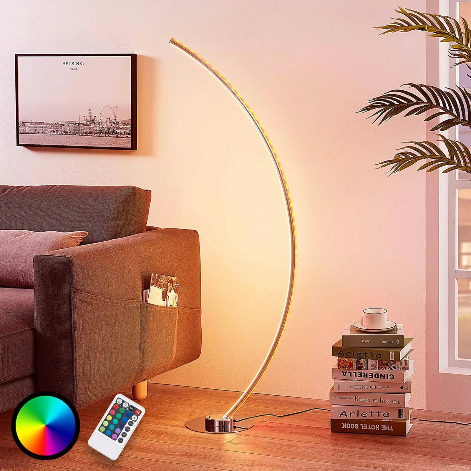 Lindby LED Stehlampe Amaro, dimmbar, LED-Lampen, günstig online kaufen