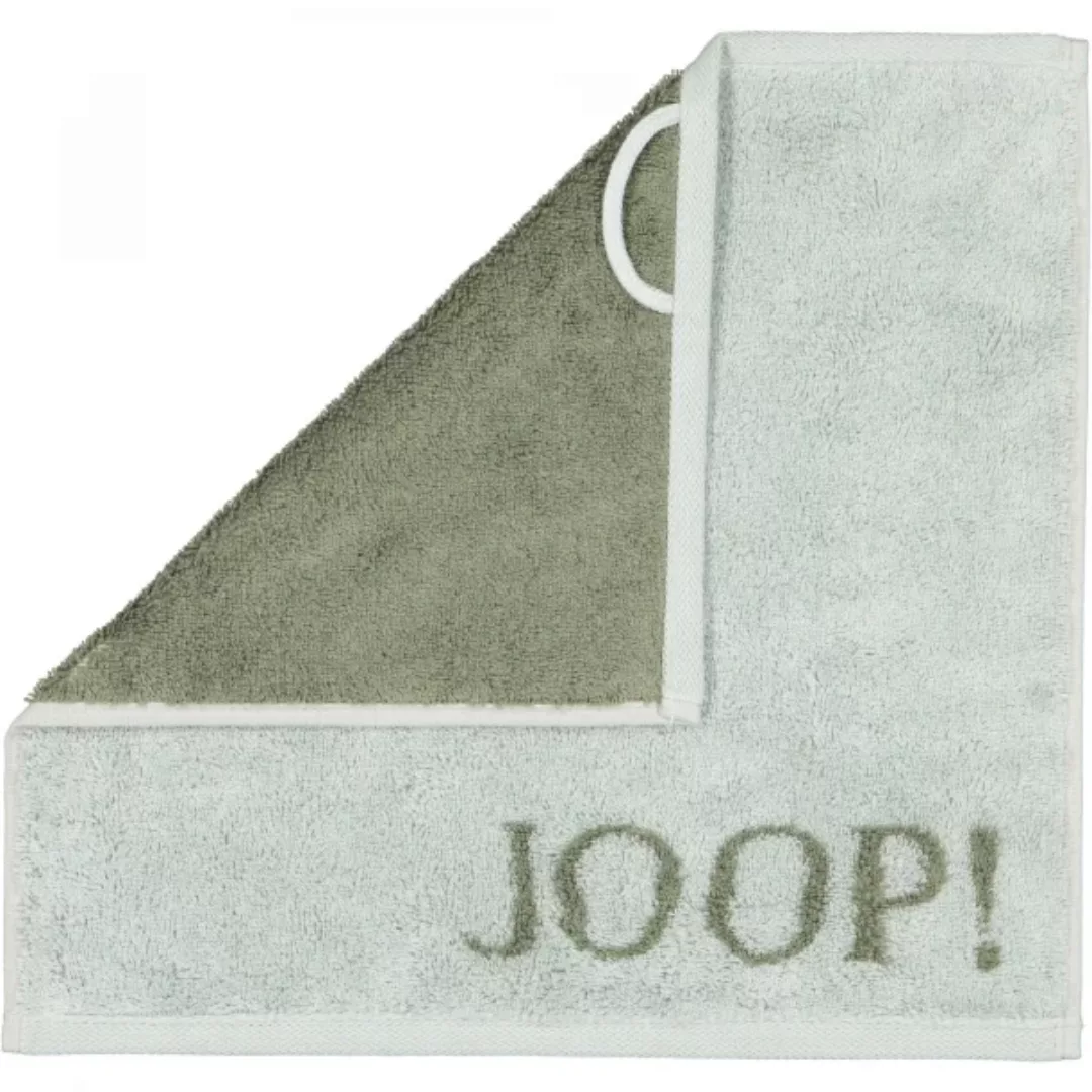 JOOP! Classic - Doubleface 1600 - Farbe: Salbei - 47 - Seiflappen 30x30 cm günstig online kaufen
