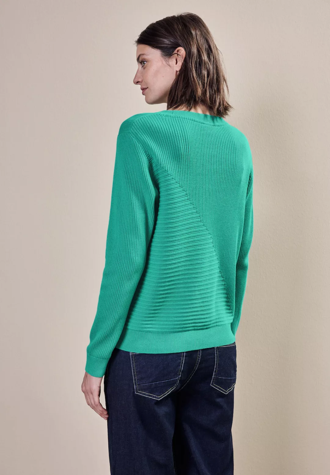 Cecil Strickpullover, mit Kontrastdetails günstig online kaufen