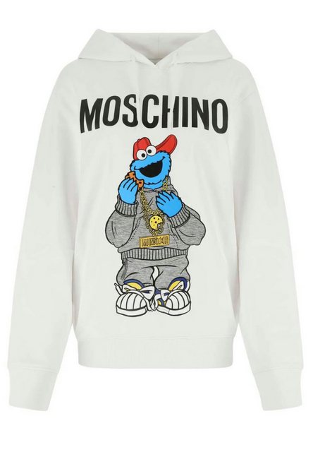 Moschino Hoodie X SESAME STREET Cookie Monster Kapuzen-Sweatshirt Hoodie Sw günstig online kaufen