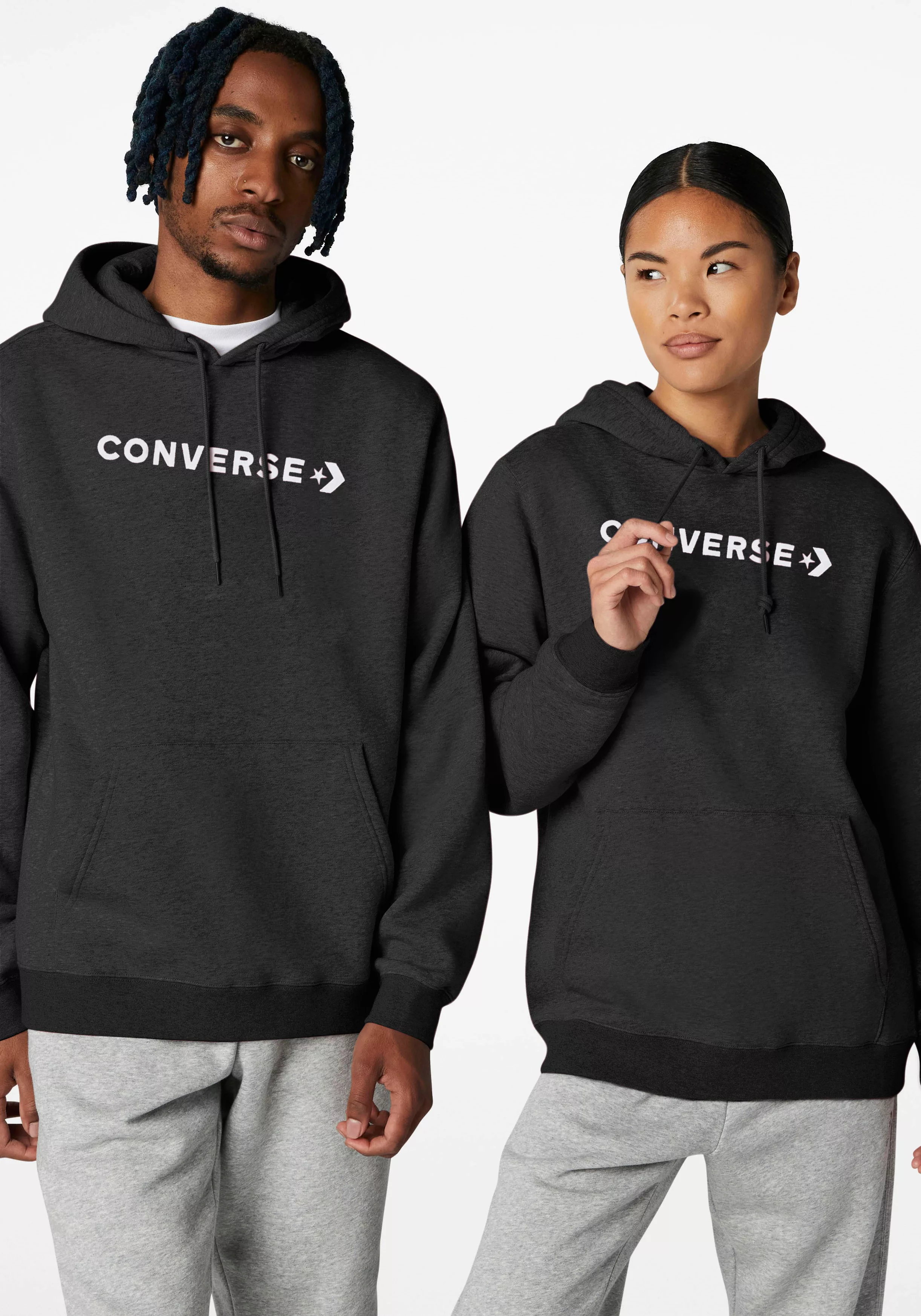 Converse Kapuzensweatshirt WORDMARK FLEECE HOODIE EMB günstig online kaufen